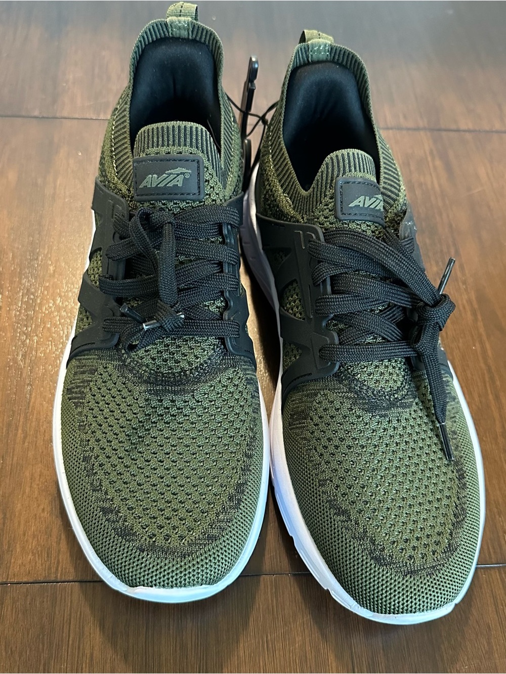Avia Men Quickflash Olive Green Athletic Running Shoes Sneakers Sz 8.5, 10.5, 11